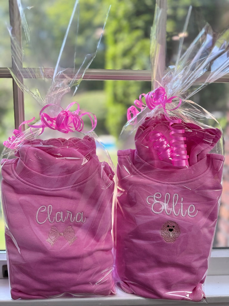 Baby and Toddler Sweatshirt and Sweatpants Set - Girls