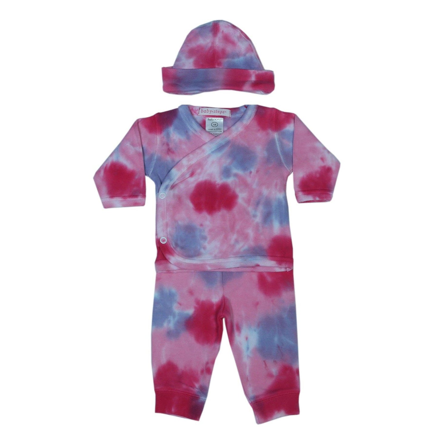 Baby Steps Tie Dye 3 Piece Set - Girls