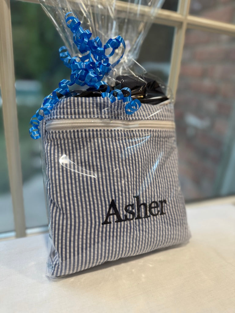 Seersucker Weekender Duffel