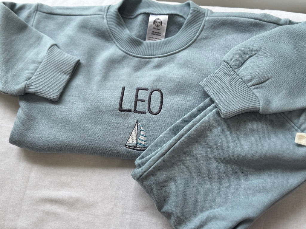Baby Sweatshirt and Sweatpants Set - 12M+