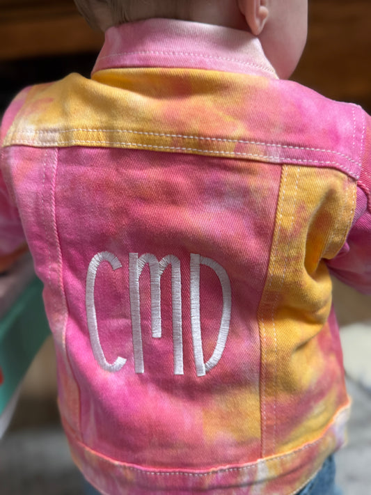 Tie Dye Denim Jacket