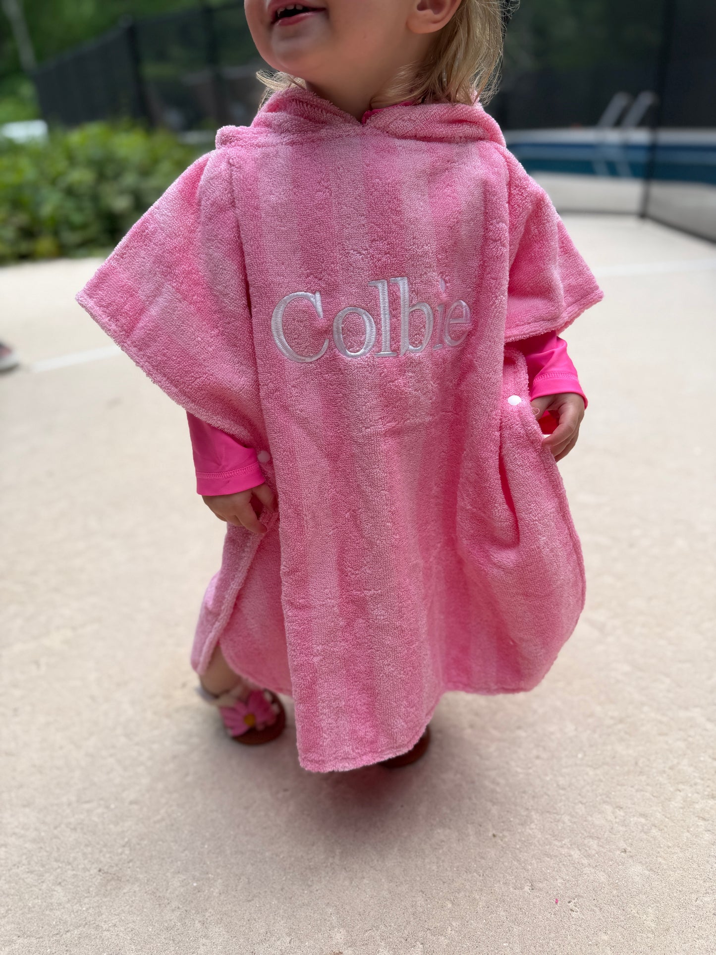 Over-the-head towel - great for the pool, beach and bathtime! (2-4 years size)