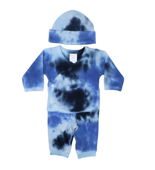 Baby Steps Tie Dye 3 Piece Set - Boys